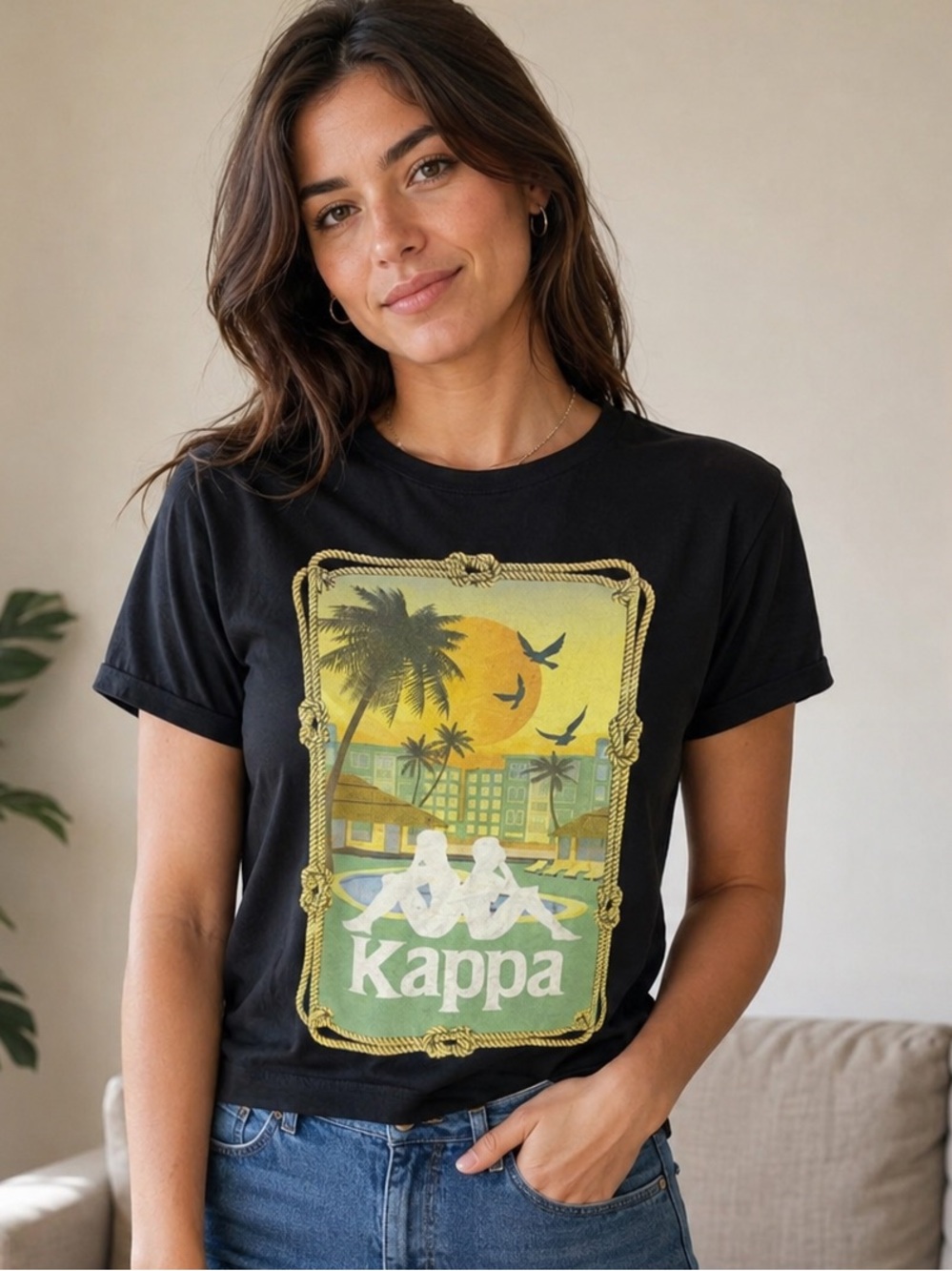 Kappa Short Sleeve T-Shirt Size small